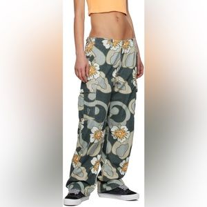 ERL PRINTED DENIM CARGO PANTS XL